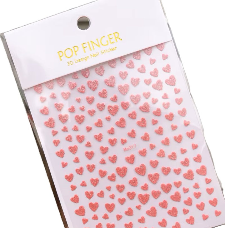 Pegatina de corazón de San Valentín