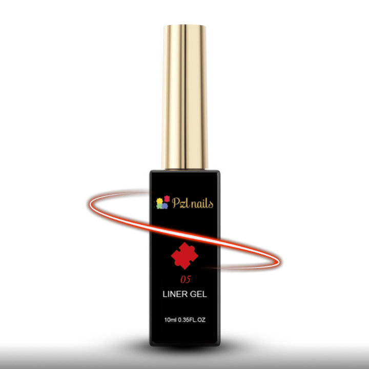 Gel delineador rojo