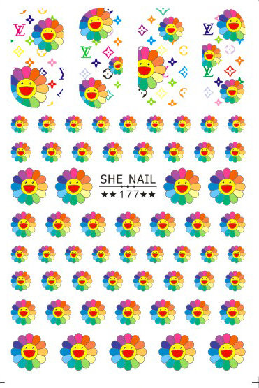 Sunflowers Nail Art Stickers