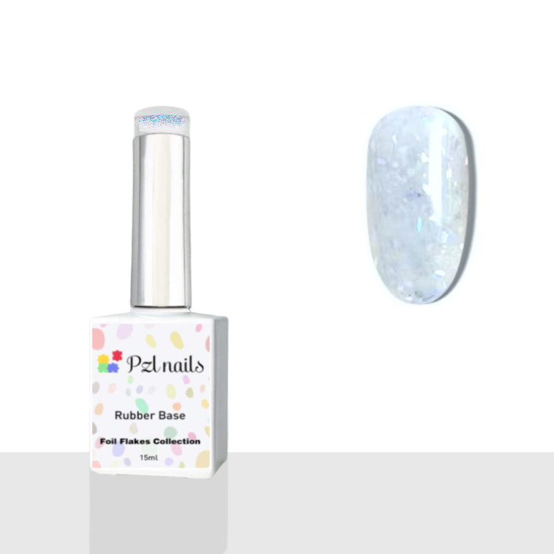 Escamas de lámina con base de caucho