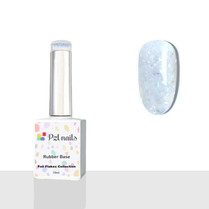 Escamas de lámina con base de caucho