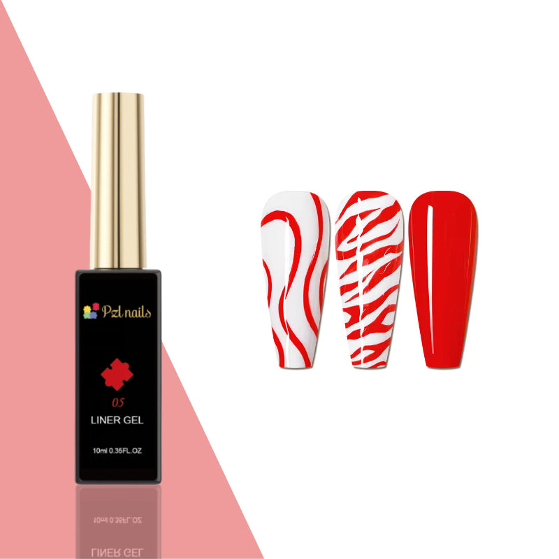 Gel delineador rojo