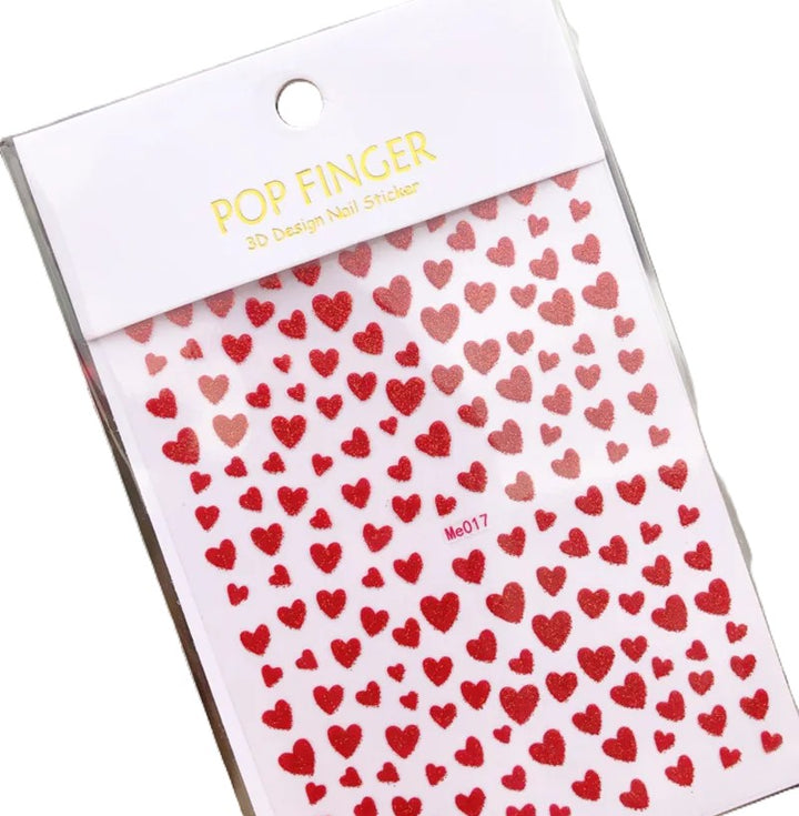 Pegatina de corazón de San Valentín