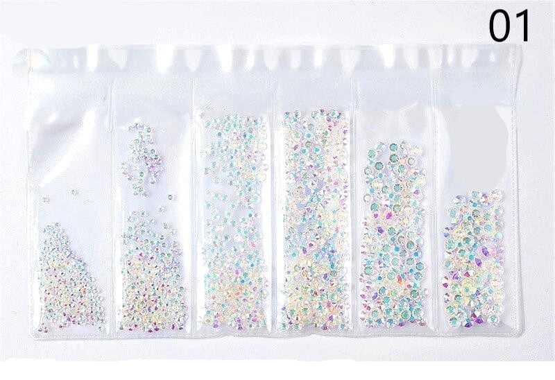 Rhinestone Diamond Pzl Nails
