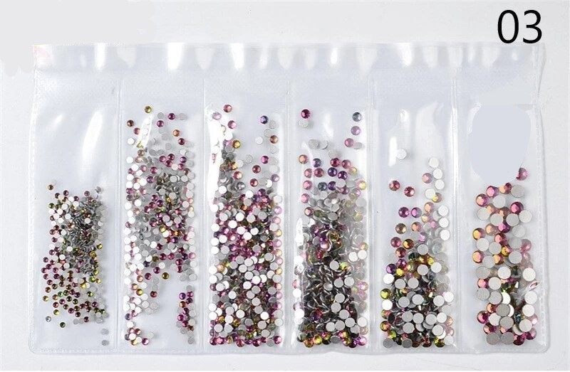 Rhinestone Diamond Pzl Nails