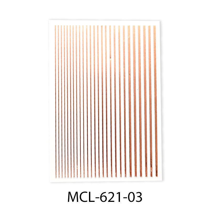 Nail Stickers Bar Line Pzl Nails