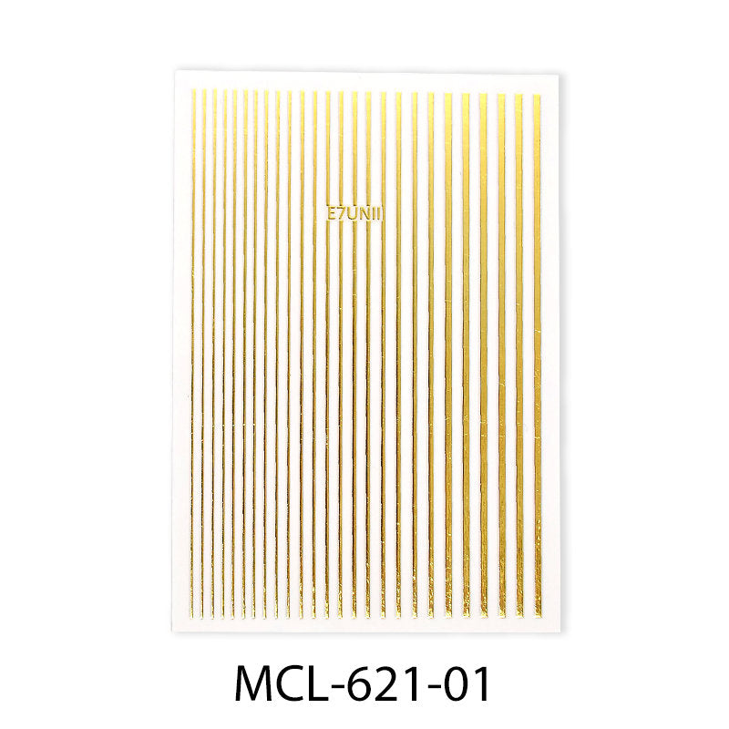 Nail Stickers Bar Line Pzl Nails