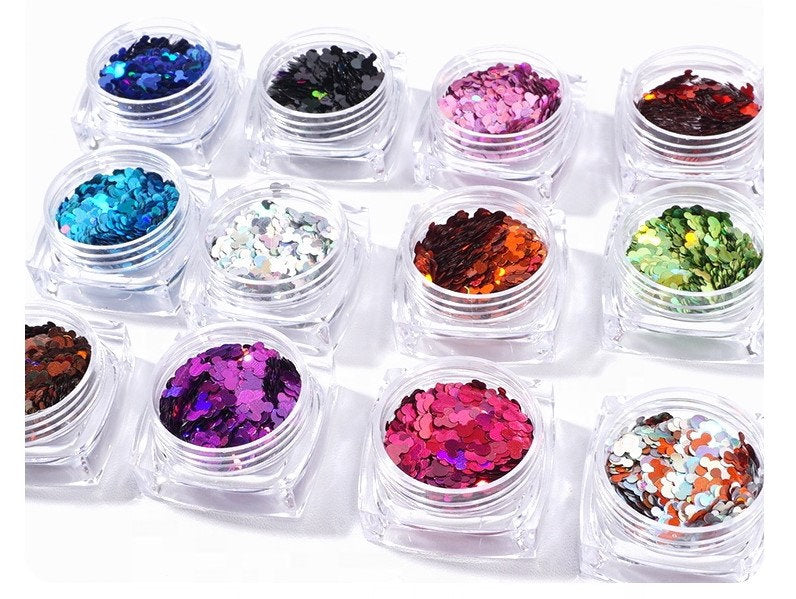 Holographic Mickey Pzl Nails