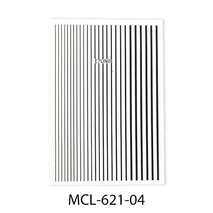 Nail Stickers Bar Line Pzl Nails