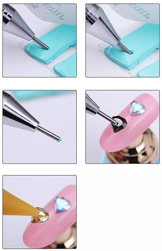 Rhinestone Dotting Pen Pzl Nails