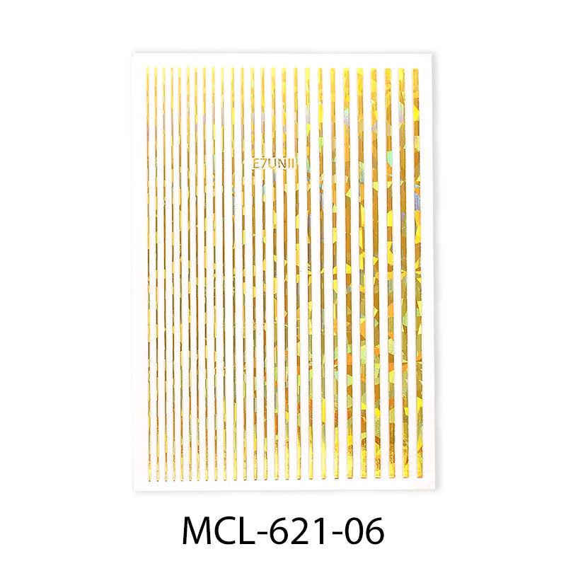 Nail Stickers Bar Line Pzl Nails