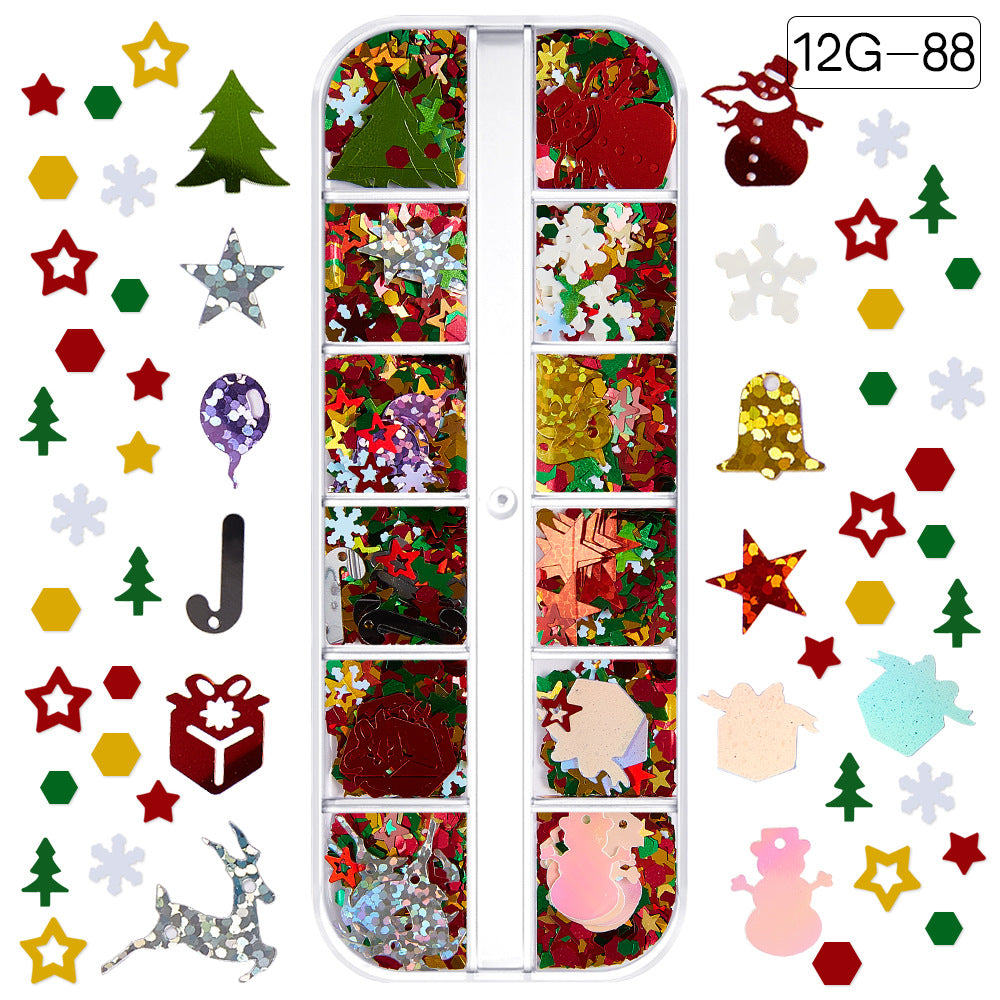 Mixed Christmas Set Pzl Nails