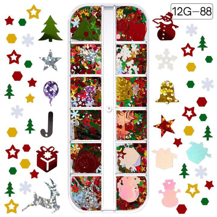 Mixed Christmas Set Pzl Nails