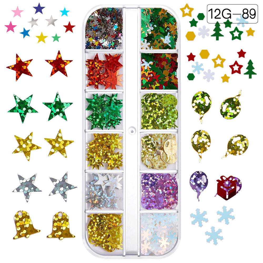 Mixed Christmas Set Pzl Nails