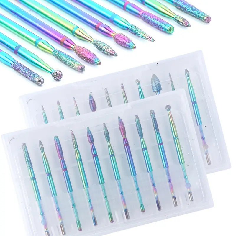 10pcs Nail Polishing Manicure Pzl Nails