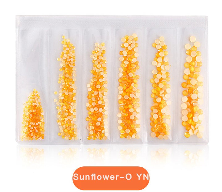 Luminous Rhinestone Pzl Nails