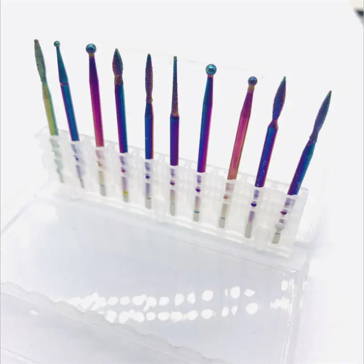 10pcs Nail Polishing Manicure Pzl Nails