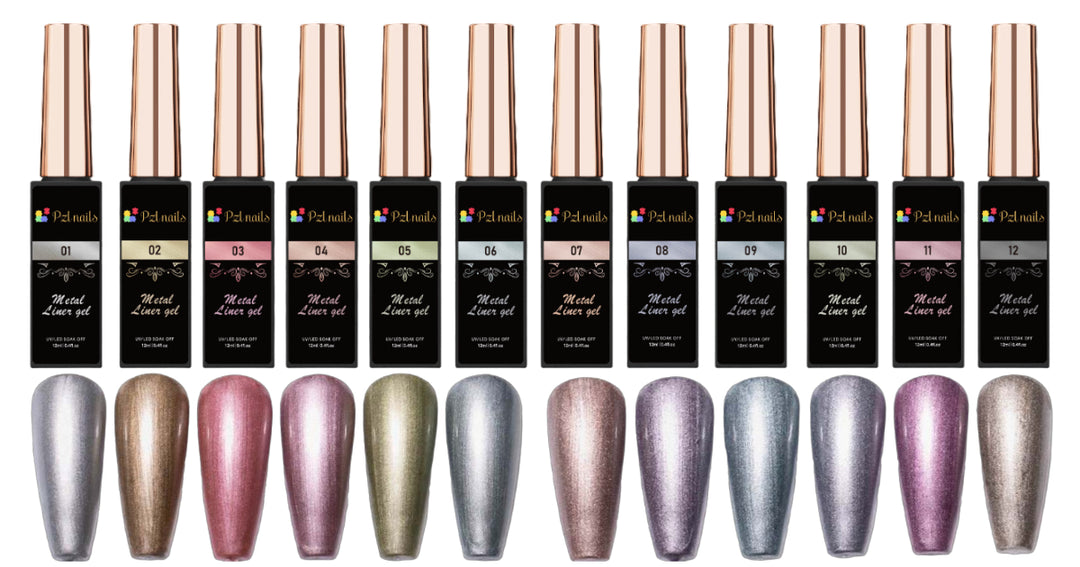 Metal Liner Gel Pzl Nails