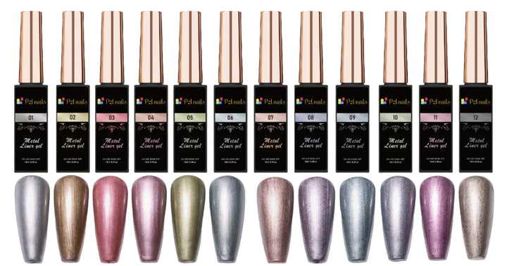 Metal Liner Gel Pzl Nails