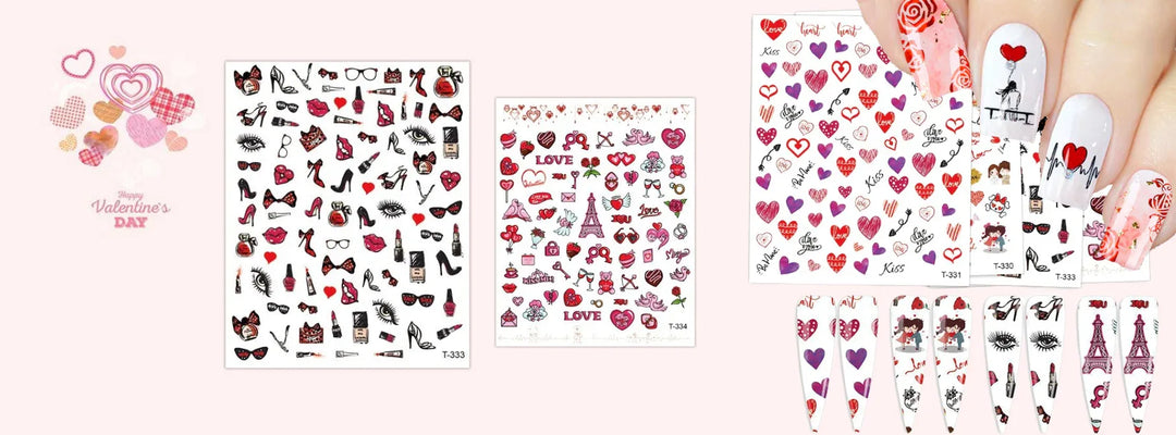 Valentine's Day Sticker - Pzl Nails