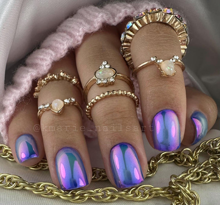 Summer Moon Lights Pzl Nails