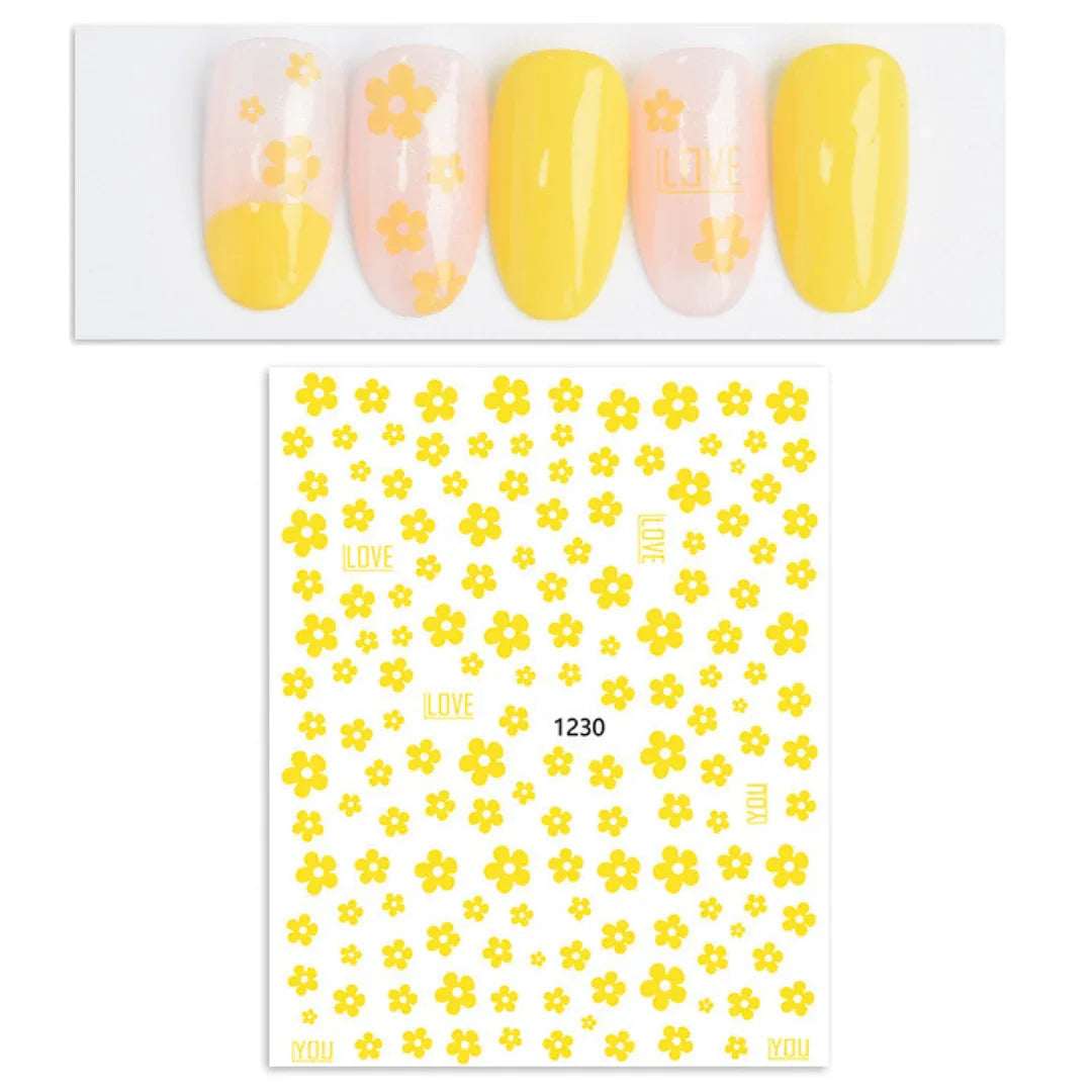 Flower Stickers - Pzl Nails
