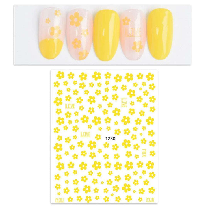 Flower Stickers - Pzl Nails
