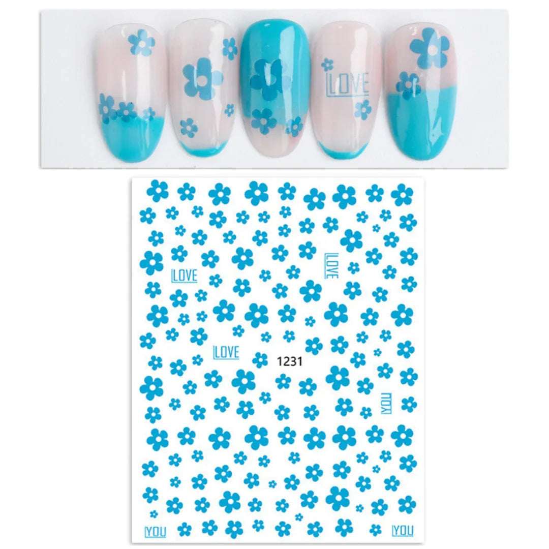 Flower Stickers - Pzl Nails