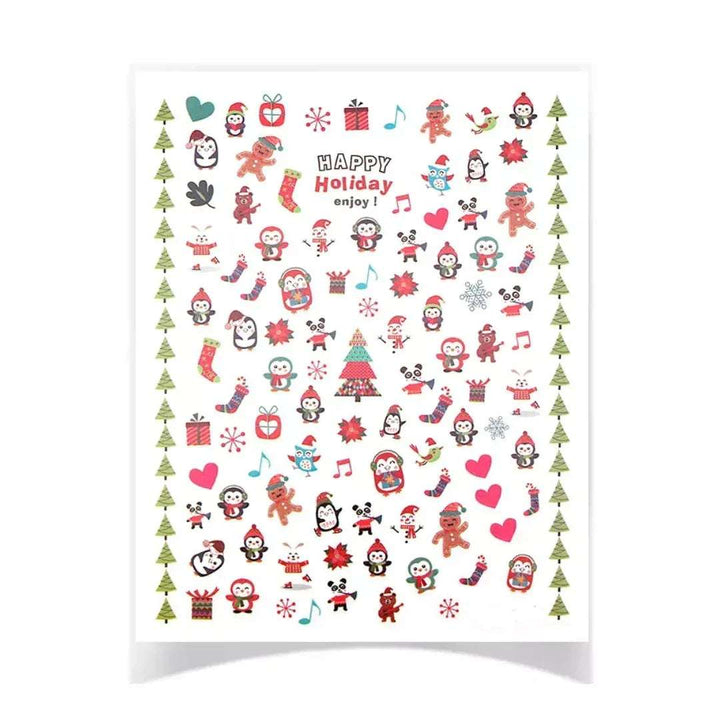 Christmas Sticker - Pzl Nails