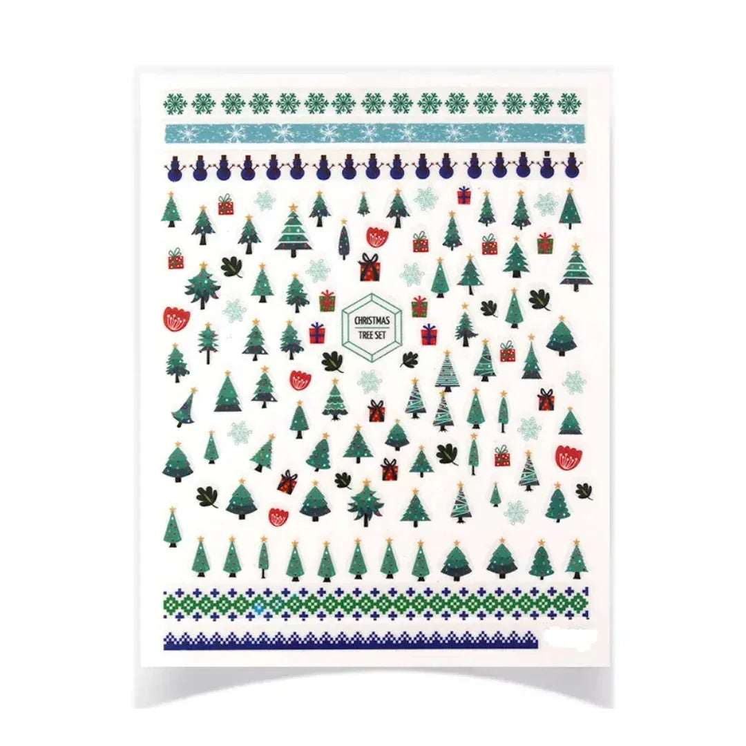 Christmas Sticker - Pzl Nails