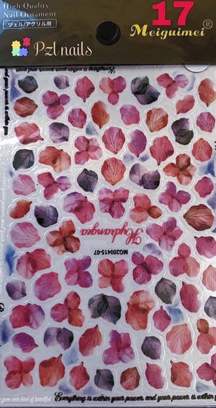 Flower Nail Sticker