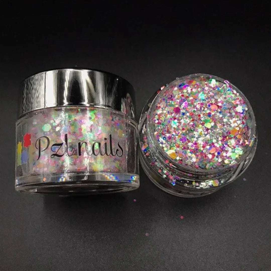 Holographic Cosmetic Glitter - Pzl Nails