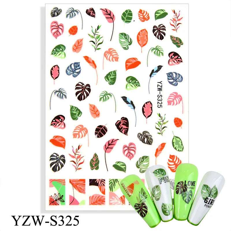 Summer Flower Sticker - Pzl Nails