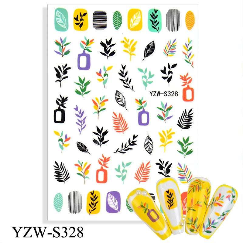 Summer Flower Sticker - Pzl Nails