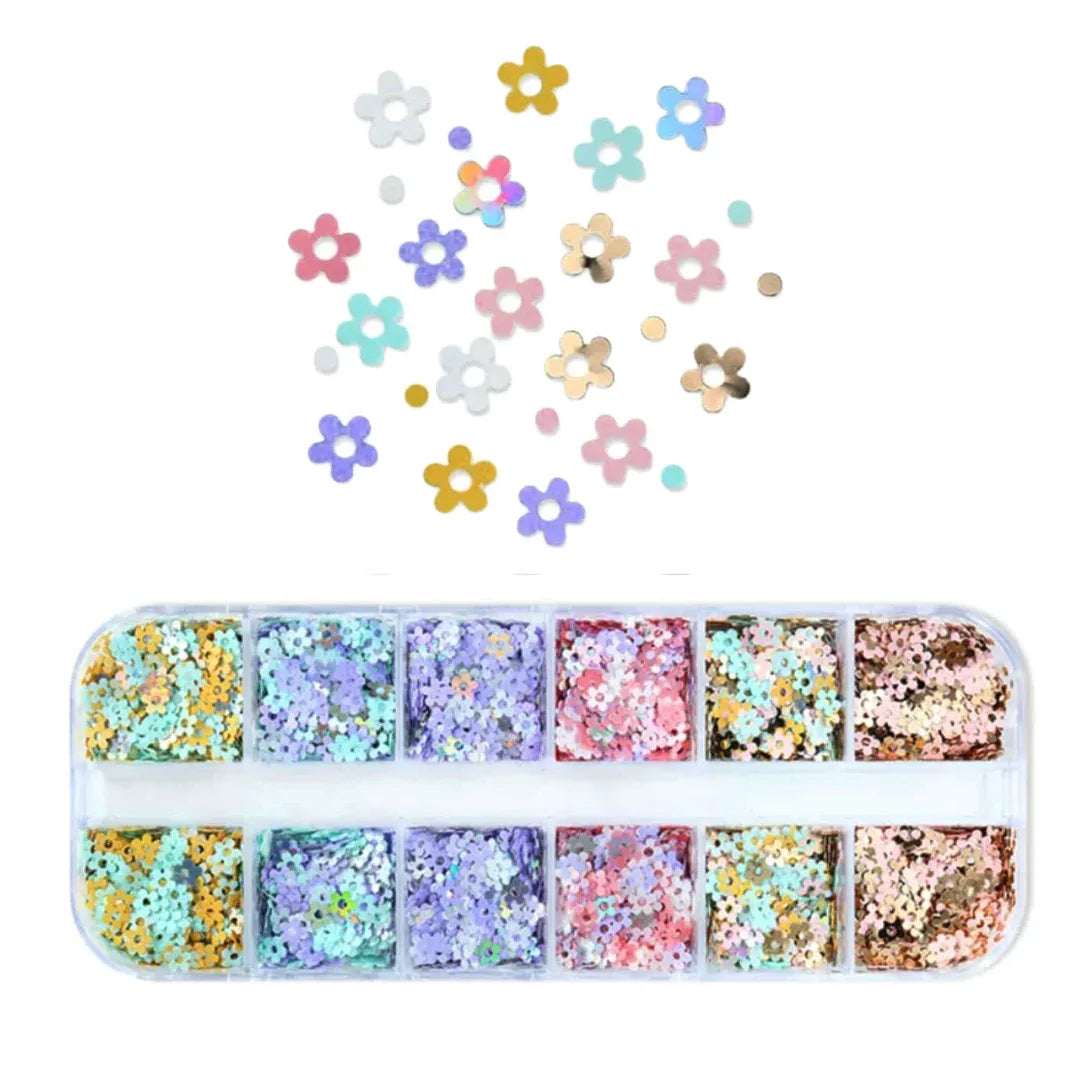 Mixed Floral Shaped - Pzl Nails