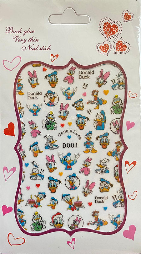 Donald Duck Nail Sticker