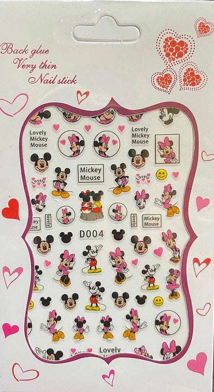Minnie Mouse Nail Sticker - Pzl Nails