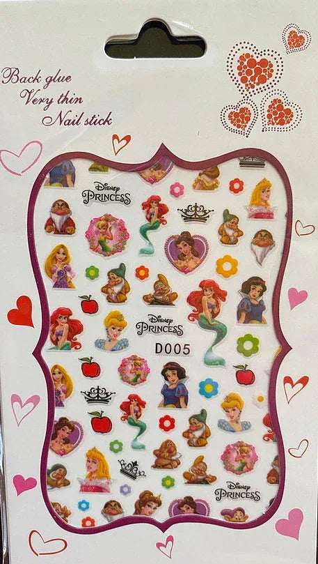 Princess Nail Sticker - Pzl Nails