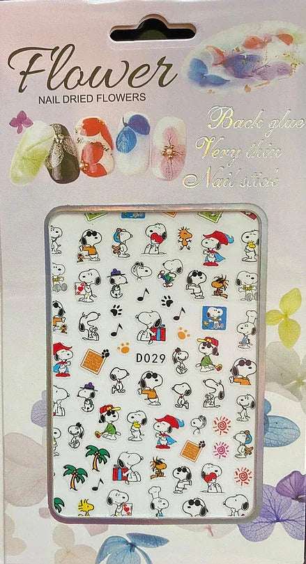 Snoopy Nail Sticker - Pzl Nails