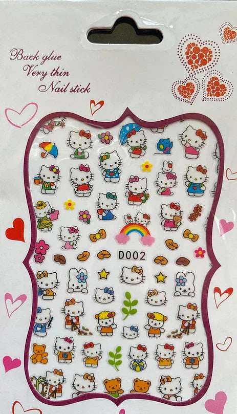 Hello Kitty Nail Sticker - Pzl Nails