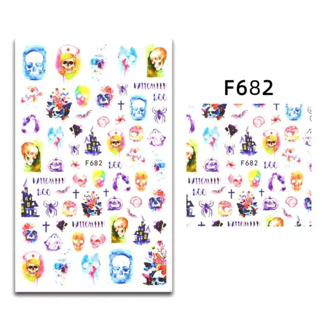 Halloween Sticker - Pzl Nails