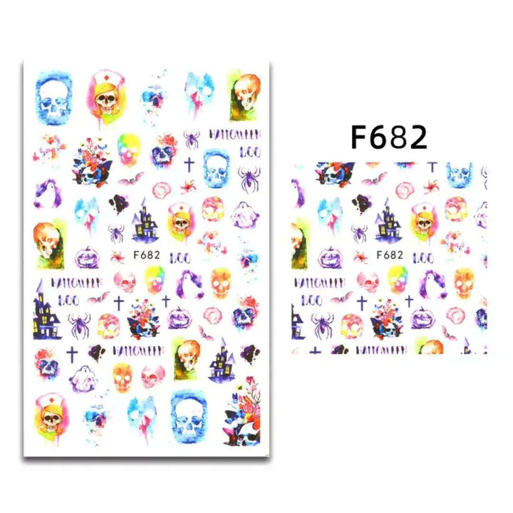 Halloween Sticker - Pzl Nails