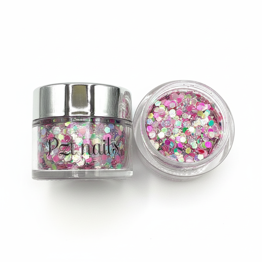 Brillo cosmético holográfico