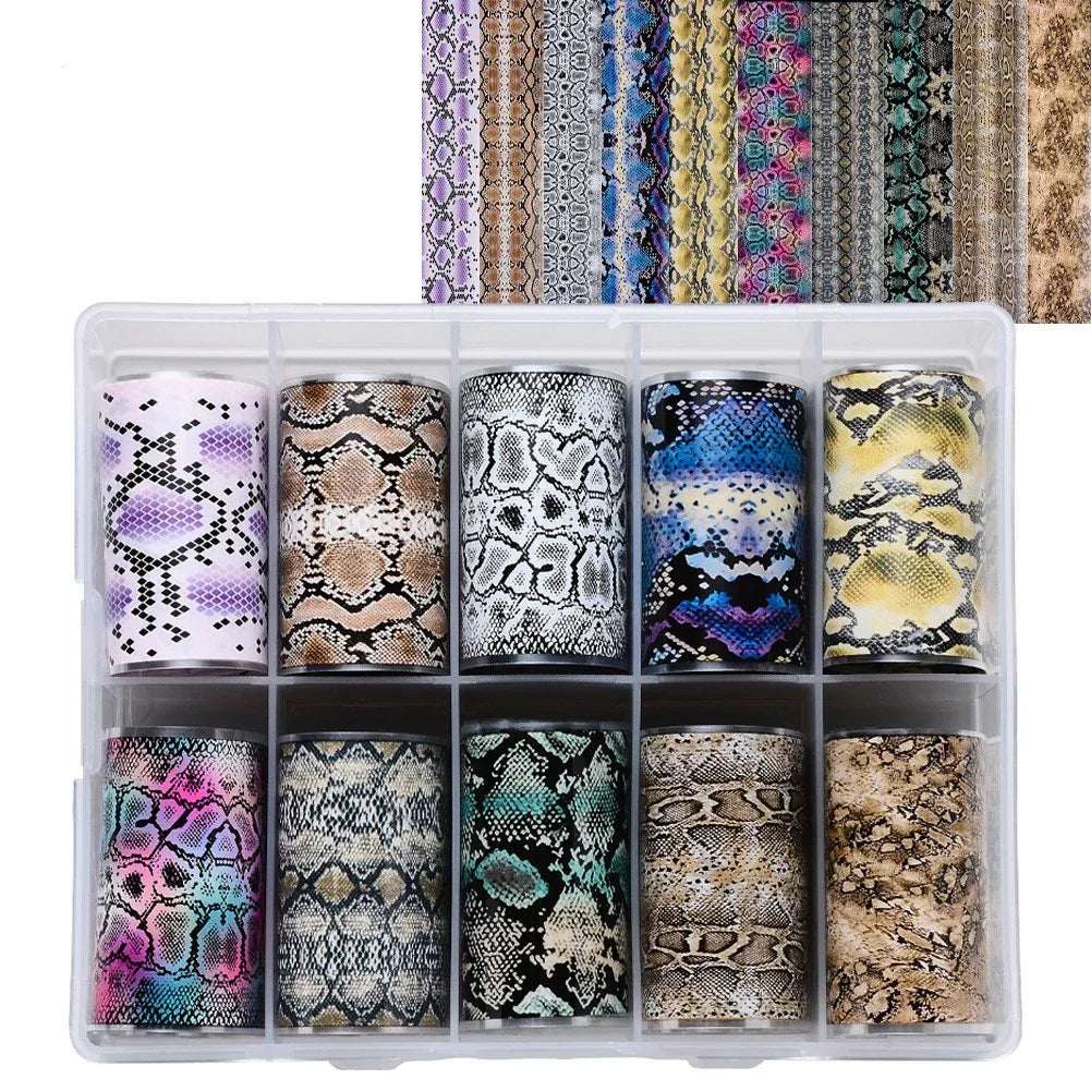 Snake Skin Nail Foil - Pzl Nails