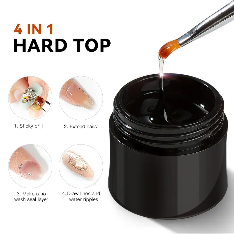 4 in 1 Hard Strong Top Coat Gel Pzl Nails