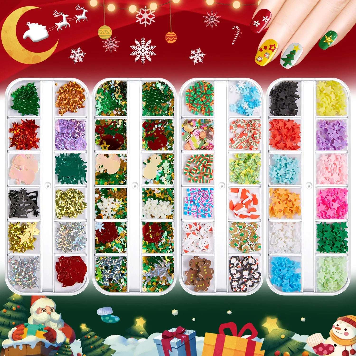 Mixed Christmas Set - Pzl Nails