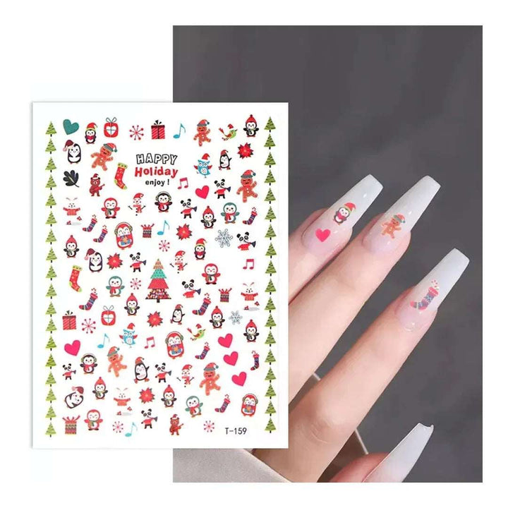 Christmas Sticker - Pzl Nails