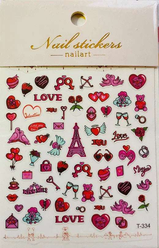 Valentine's Day Sticker - Pzl Nails