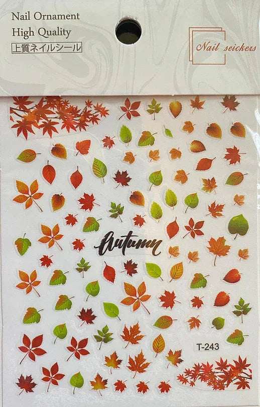Autumn 3D Sticker - Pzl Nails