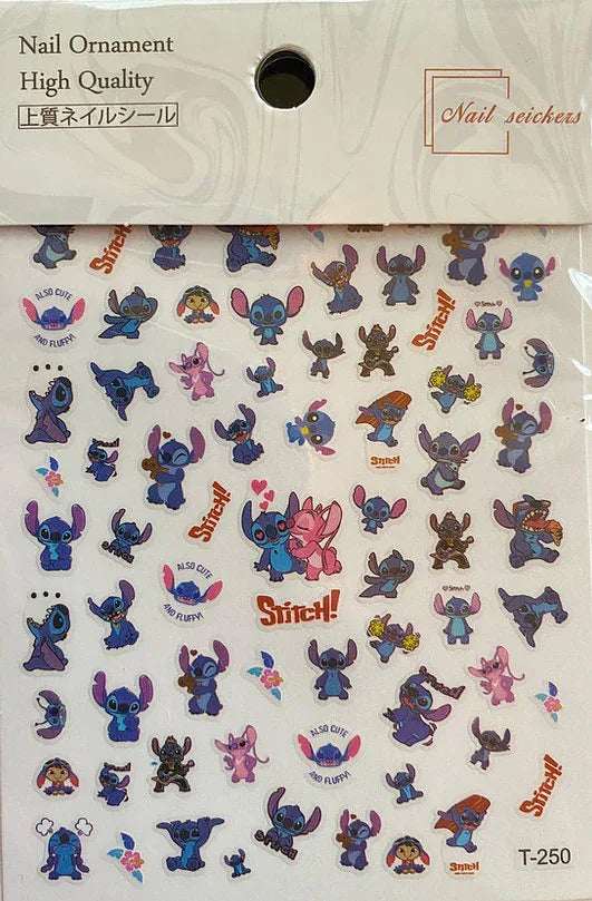 Stitch Nail Sticker - Pzl Nails